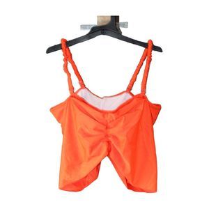 Zehira Women's Crop Top, orange, Size 1xl